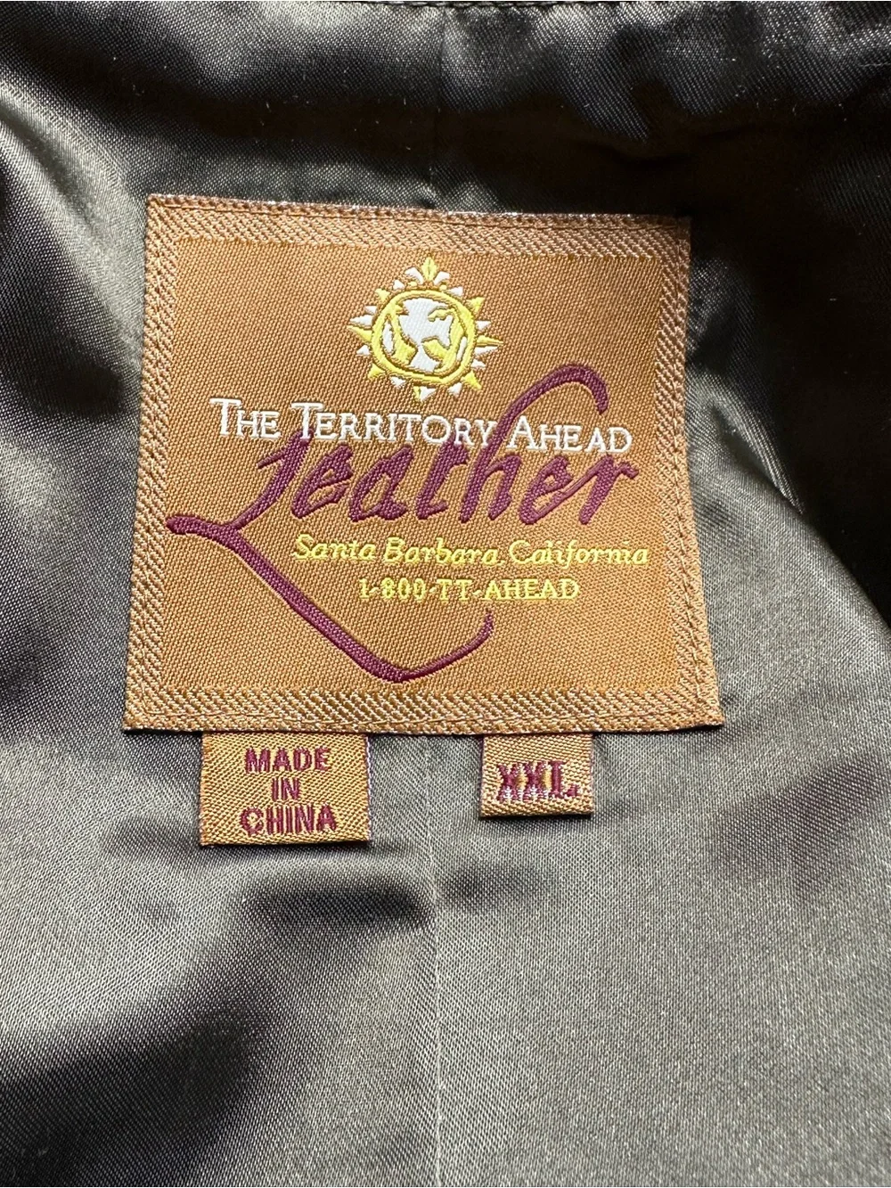 The Territory Ahead Vest Tan Brown Button Quilted Western Leather suede VTG -XXL